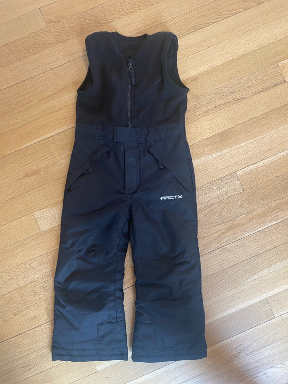 Arctix Kids Black Snow Pants - Overalls Bib sz 4T